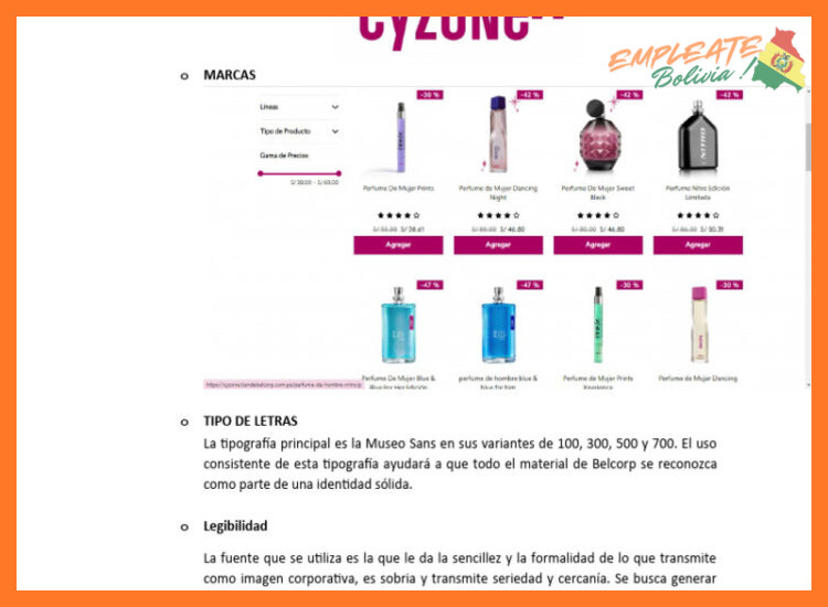 ¿A qué corporación pertenece la marca Cyzone y cómo está estructurada?