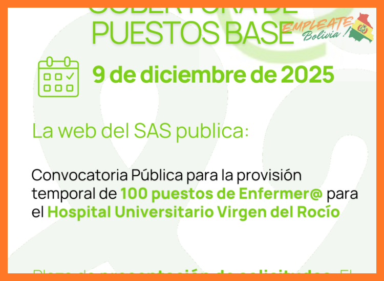 ¿Cómo puedo ver las vacantes disponibles en el Hospital de la Mujer de La Paz?