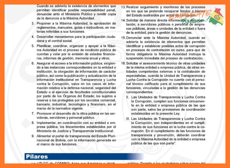 ¿Cuáles son las principales funciones y responsabilidades de la Corporación Minera de Bolivia (COMIBOL)?