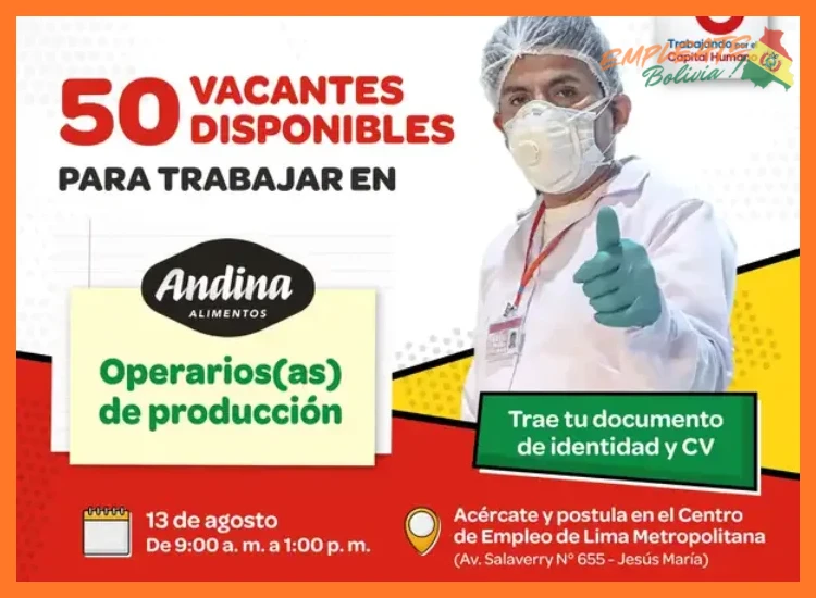 ¿Cuáles son los requisitos básicos para postular a una vacante en PIL Andina?
