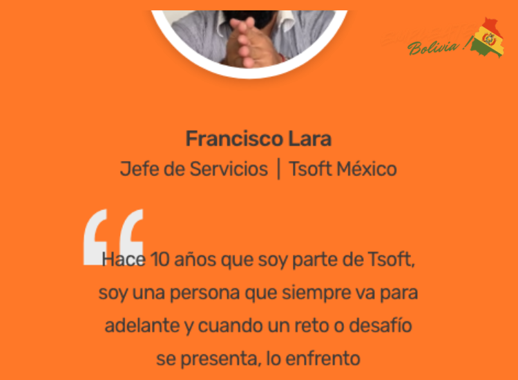 ¿Cuáles son los requisitos y el proceso para que un profesional extranjero se integre al equipo de TSoft Bolivia?