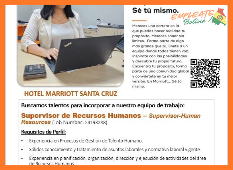 ¿Qué tipo de oportunidades de empleo ofrece el Hotel Marriott Santa Cruz?