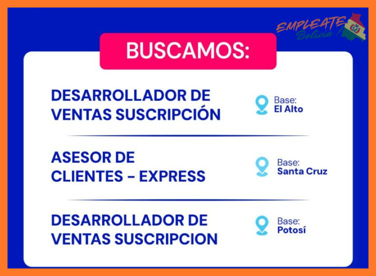 Tigo Bolivia Trabaja con Nosotros - Tigo Bolivia Trabaja